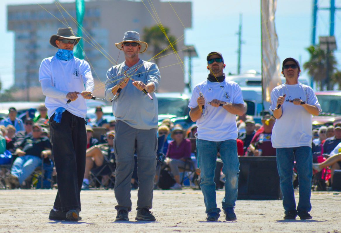 Team KiteLife performing at the 2016 SPI Kite Festival